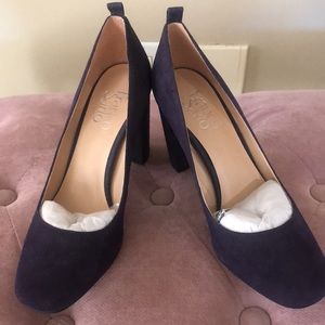 Gorgeous Deep Purple suede heels never worn